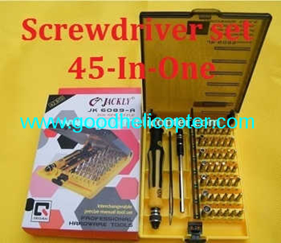 Wltoys V323 Skywalker UFO parts Repair Tools 45-in-1 screwdriver set screwdriver combination screwdriver - Click Image to Close